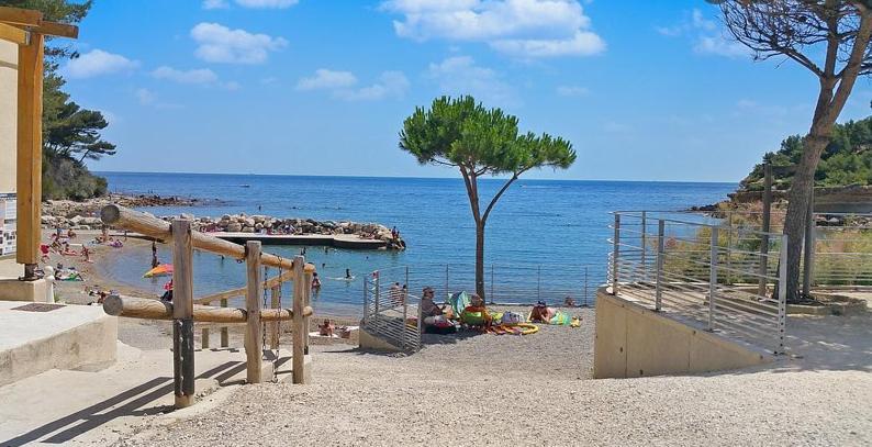 Grand Studio Terrasse De Standing, Pleine Vue Village Et Mer Карри-ле-Руэ Экстерьер фото