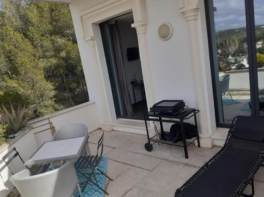 Grand Studio Terrasse De Standing, Pleine Vue Village Et Mer Карри-ле-Руэ Экстерьер фото