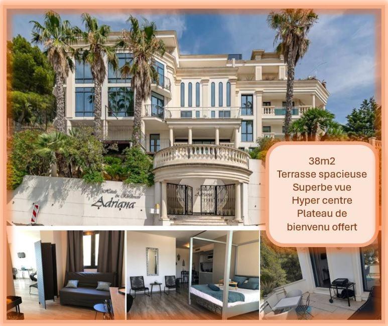 Grand Studio Terrasse De Standing, Pleine Vue Village Et Mer Карри-ле-Руэ Экстерьер фото